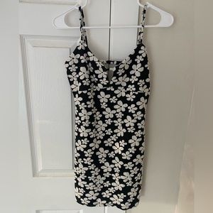Stitch & Pine Black and White Floral Dress